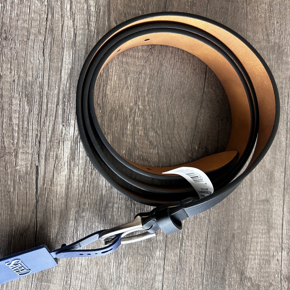 Chaps Womens Belt 2X Black Silver‎ Buckle Classic Minimalist Workwear Office